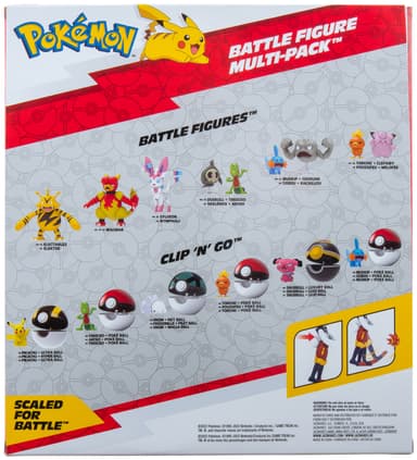Pokemon Clip 'n' Go toimintafiguuri (10 kpl)