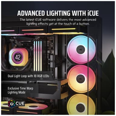 Corsair iCUE LINK LX120 RGB 120 mm PWM tuuletin aloituspakkaus (3 kpl)