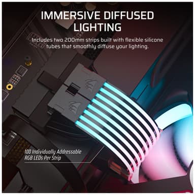 Corsair ARGB kaapelinauha virtalähteelle (2 kpl)