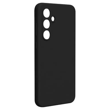 Etteri silikonikuori mikrokuituvuorella Samsung Galaxy S24 FE:lle - Svart