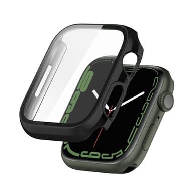 Iskunkestävä näytönsuoja mallille Apple Watch Series 7 45mm - Musta
