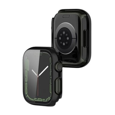 Iskunkestävä näytönsuoja mallille Apple Watch Series 7 45mm - Musta
