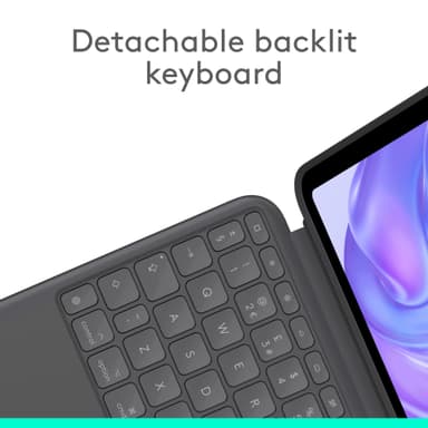 Logitech Combo Touch iPad Pro 11 näppäimistökotelo (M4) (grafiitti)