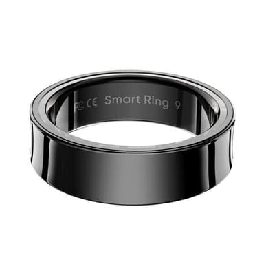 R09 Smart Ring sykemittauksella ja useilla harjoitustiloilla Koko 10 - Svart