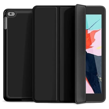 Trifold kotelo jalustalla iPad 9,7"" Gen 5 / 6 -laitteille - musta