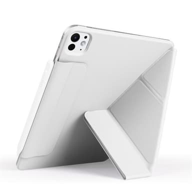 Keinonahkakotelo jalustalla ja magneeteilla iPad Pro 11 2022 / 2021 / 2020 - harmaa