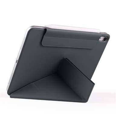 Keinonahkakotelo jalustalla ja magneeteilla iPad Mini 6 / Mini 2024 - Svart