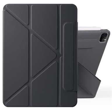Keinonahkakotelo jalustalla ja magneeteilla iPad Pro 11 2022 / 2021 / 2020 - Svart