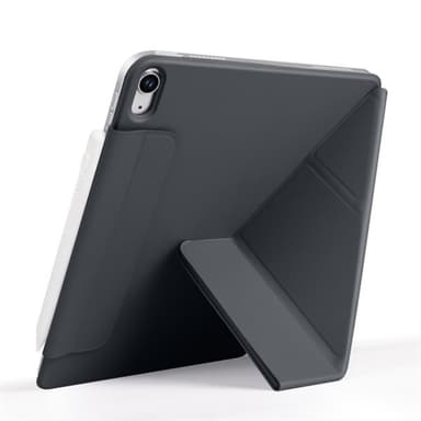 Keinonahkakotelo jalustalla ja magneeteilla iPad Air 13 2024 - Svart