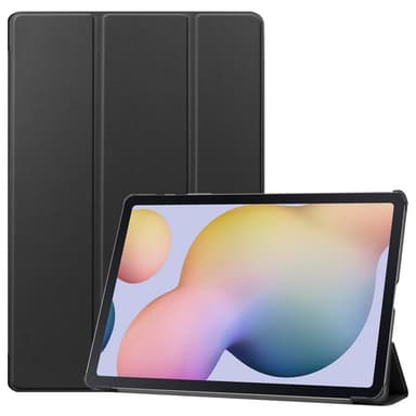 Kolminkertainen teline älykotelo Samsung Galaxy Tab S7 Plus -puhelimelle - musta