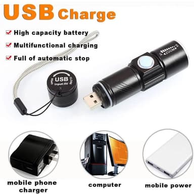 UV-taskulamppu USB ladattava 395nm LED-ultraviolettivalotunnistin