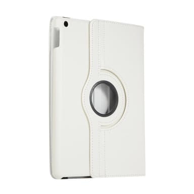 Apple iPad 10.2 2021/2020/2019 Litchi Texture -teline - Valkoinen