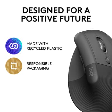 Logitech Lift Vertical langaton hiiri (grafiitti)