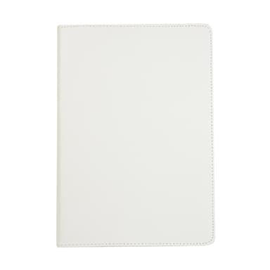 Apple iPad 10.2 2021/2020/2019 Litchi Texture -teline - Valkoinen