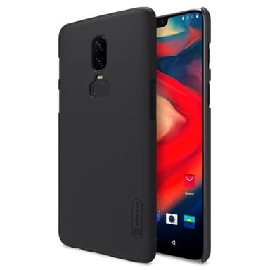 NILLKIN Super Frosted Shield kova muovikotelo OnePlus 6: lle - musta