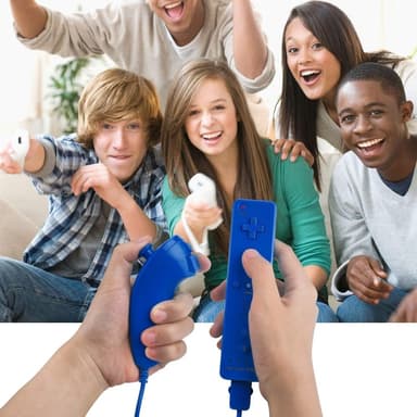 Yhteensopiva Wii Controller Set Motion Plusin kanssa, Bulk Dark Blue