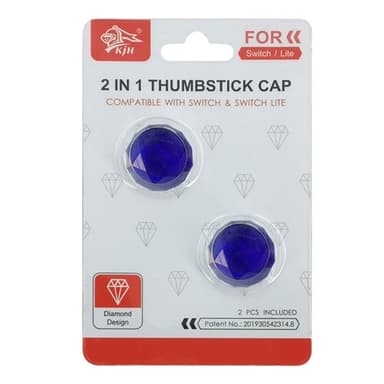2kpl Yhteensopiva Nintendo Switch Switch Lite Joystick Thumb Stick Grip kanssa - sininen