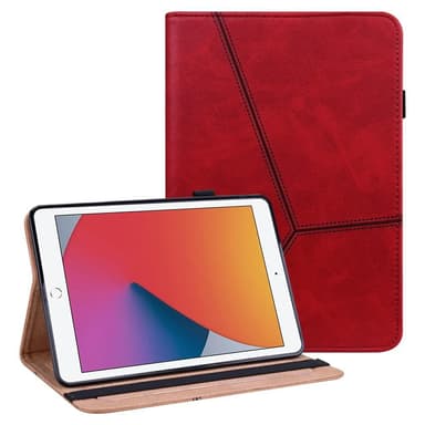 iPadille 10.2 (2021)/(2020)/(2019) Tavallinen PU-nahkainen tabletin kansi