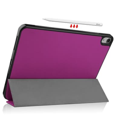 Apple iPad Air (2020) (2022) Kolminkertainen jalusta tablettikotelo - violetti