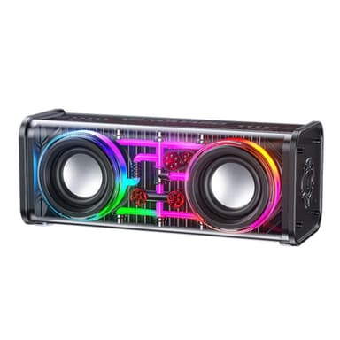 Bluetooth-kaksoissarvikaiutin RGB-kevyt subwoofer-musiikkisoitin