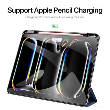 DUX DUCIS Domo iPad Pro 13 (2024) Kolminkertainen jalusta - Blue