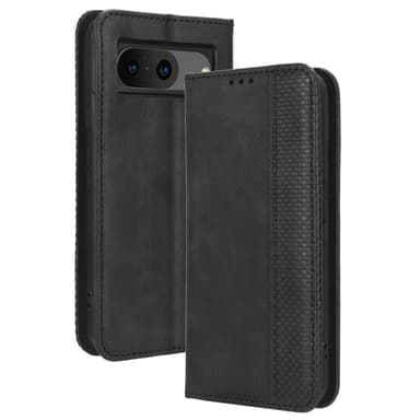Lompakkoteline Käännettävä Puhelinkotelo Google Pixel 8 - Musta