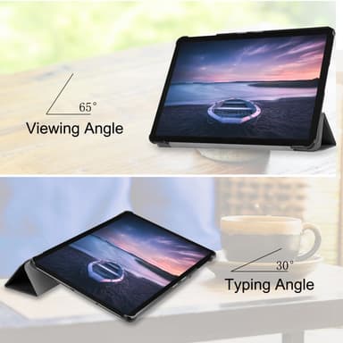 Kolminkertainen telinekotelo Samsung Galaxy Tab S4 10.5 T830/T835 -
