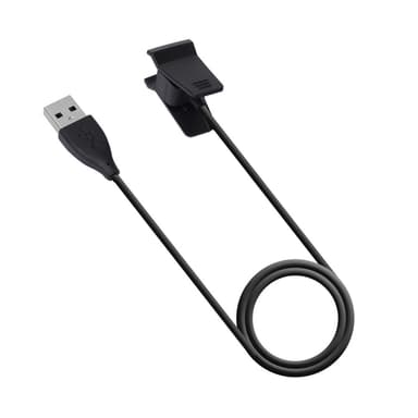 100cm korvaava USB-latauskaapeli Fitbit Alta - musta