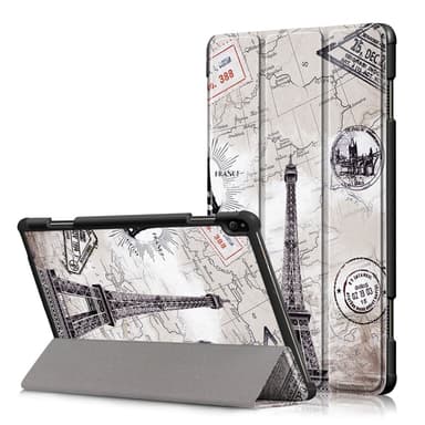 Kolminkertainen jalustan kansi Lenovo Tab P10 -mallille - Eiffel-torni