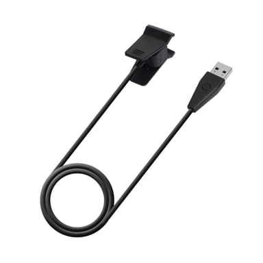 100cm korvaava USB-latauskaapeli Fitbit Alta - musta