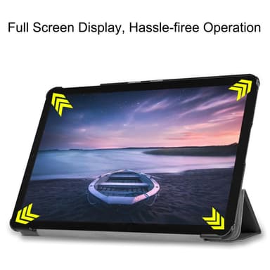 Kolminkertainen telinekotelo Samsung Galaxy Tab S4 10.5 T830/T835 -