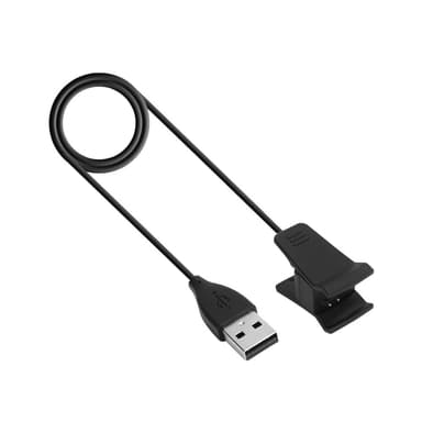 100cm korvaava USB-latauskaapeli Fitbit Alta - musta