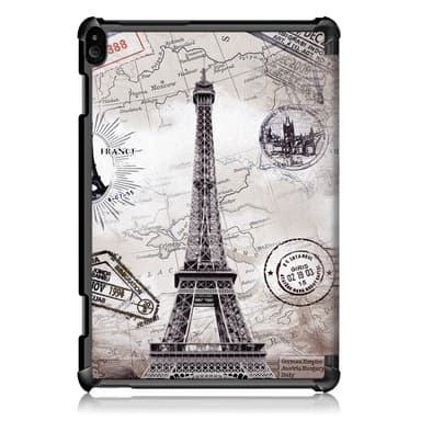 Kolminkertainen jalustan kansi Lenovo Tab P10 -mallille - Eiffel-torni