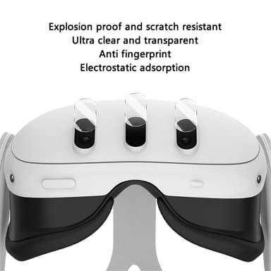 Oculus Meta Quest 3 VR WOLMTT Lens Protector karkaistu lasikalvo