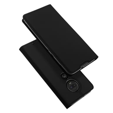 DUX DUCIS Skin Pro Series Jalusta Käännettävä Suojakotelo Motorola Moto G7 Plus - Musta