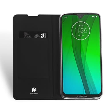 DUX DUCIS Skin Pro Series Jalusta Käännettävä Suojakotelo Motorola Moto G7 Plus - Musta
