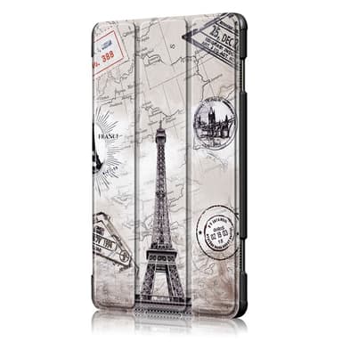 Kolminkertainen jalustan kansi Lenovo Tab P10 -mallille - Eiffel-torni