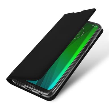 DUX DUCIS Skin Pro Series Jalusta Käännettävä Suojakotelo Motorola Moto G7 Plus - Musta