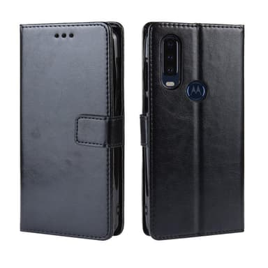 Motorola One Action Crazy Horse Lompakkoteline