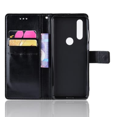 Motorola One Action Crazy Horse Lompakkoteline
