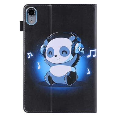 iPad 10.9 (2022) -tablettikotelon kansi taitettava jalusta - Panda/Musiikki