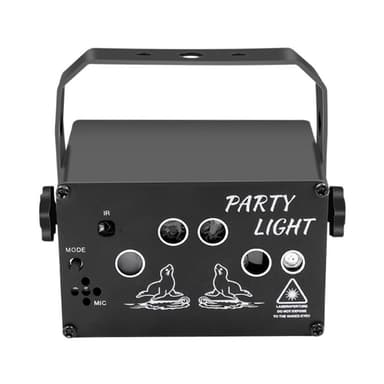 Laservalon salamavalo Ääniaktivoitu Remote Disco Party