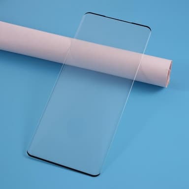 Samsung Galaxy S20 Ultra kaareva täysikokoinen karkaistu lasi (sormenjälkien lukitus)