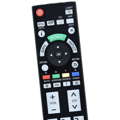 TV:n kaukosäädin Korvaus N2QAYB000862:lle Panasonic-televisiolle helppokäyttöisellä painikkeella