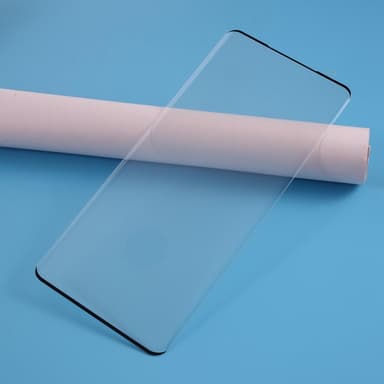 Samsung Galaxy S20 Ultra kaareva täysikokoinen karkaistu lasi (sormenjälkien lukitus)
