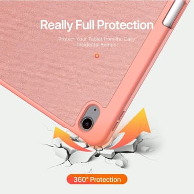 DUX DUCIS Domo iPad Air 13 (2024) Kolminkertainen jalusta - Pink