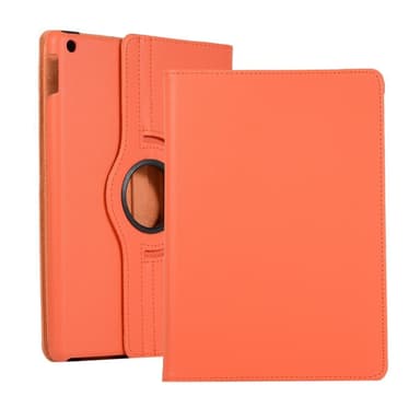 Apple iPad 10.2 2021/2020/2019 Litchi Tekstuurikuori - Oranssi