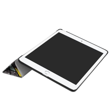 iPad 9.7 (2018)/9.7 (2017) Kolminkertainen jalustakotelo - geometrinen