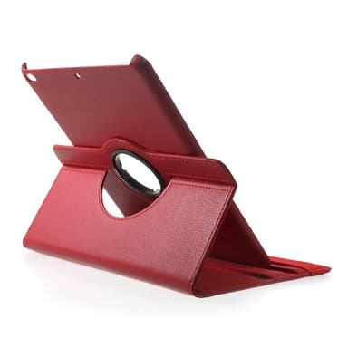 360 asteen pyörivä kotelo iPad 9.7 (2018)/9.7 (2017) /Air 2/Air - punainen