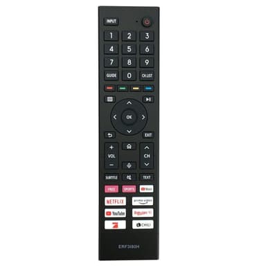 Television kaukosäädin Korvaa ERF3I80H Hisense TV:lle